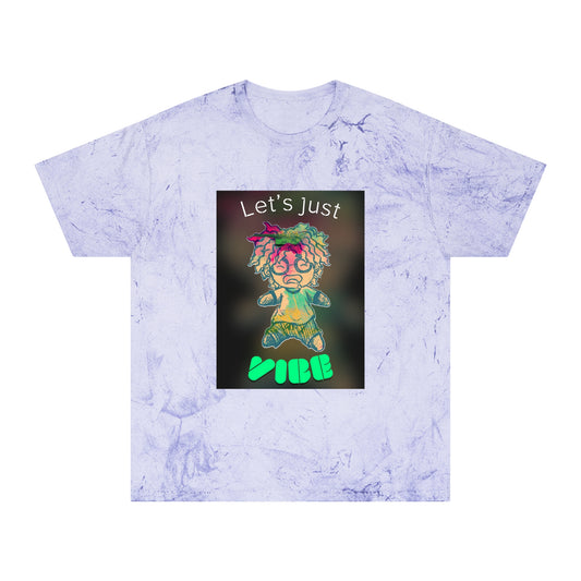 “Let’s just Vibe” Unisex Color Blast T-Shirt